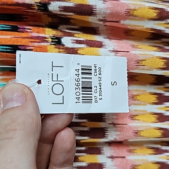 NWT Ann Taylor LOFT Multicolor Dress - Picture 6 of 6